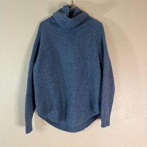 Pendleton wool blend Blue Turtleneck Sweater L